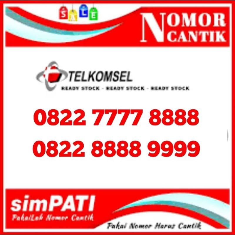 KARTU PERDANA TELKOMSEL DENGAN NOMOR CANTIK 12 DIGIT BONUS KOUTA 1000GB.1TAHUN