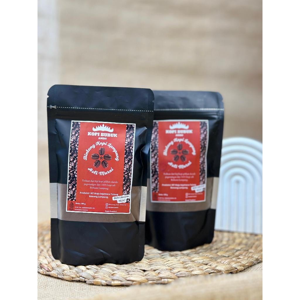 

Kopi Bubuk Robusta Lampung Asli by Bintang Kopi Lampung - KopiBubuk 100% asli kualitas terbaik rasa kuat dan nikmat