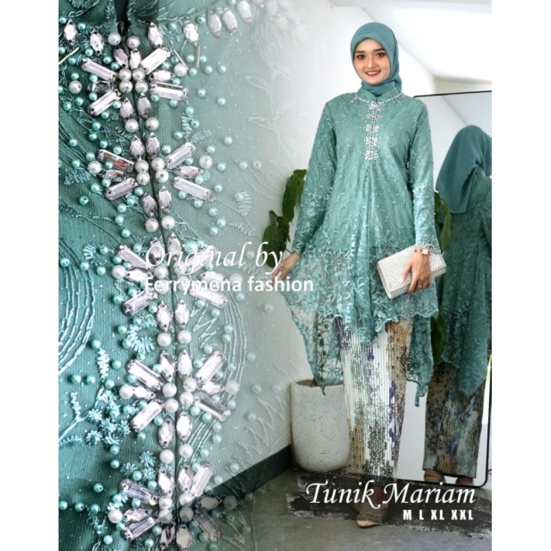 SETELAN KEBAYA MODERN KONDANGAN MEWAH // KEBAYA MASAKINI // KEBAYA PESTA MEWAH // KEBAYA TERBARU