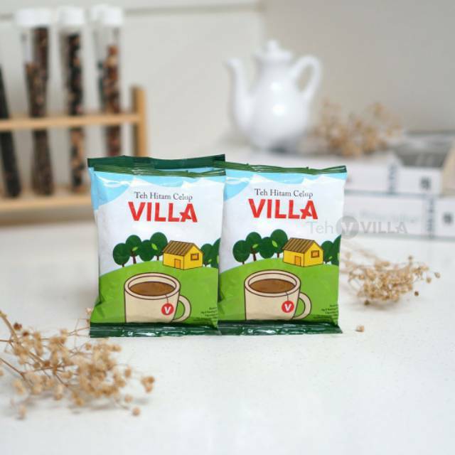 

Teh Villa, Teh Celup Sachet (Kantong)- Black Tea, Teh, Teh Hitam 6 pcs