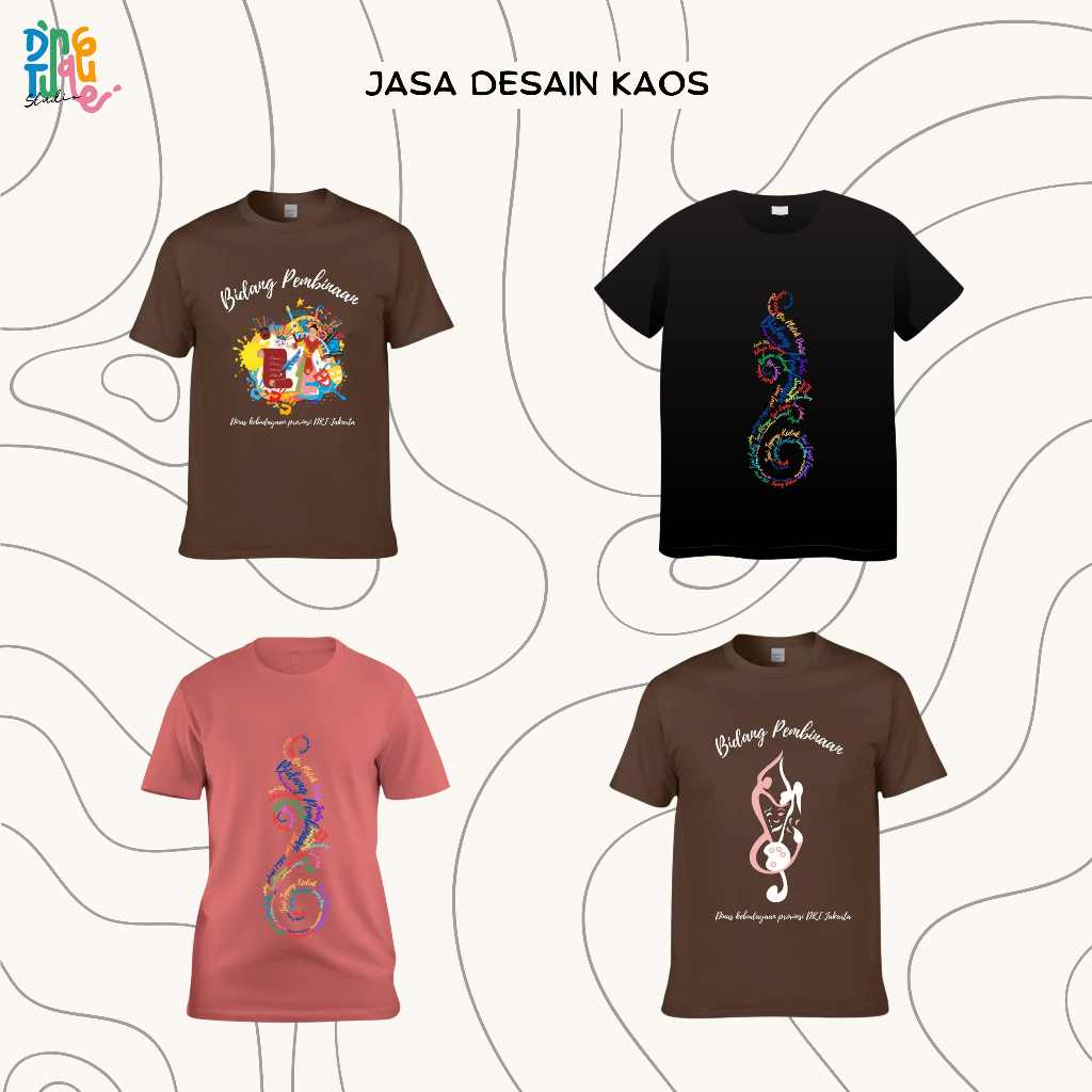Jasa desain kaos panitia