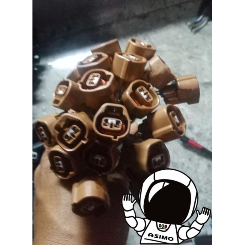 soket pin 2 Original mitsubishi Xpander Xforce Outlander Eclipse cross Pajero sport SS120T Triton st