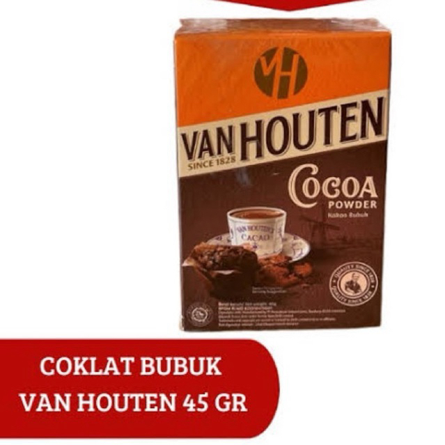

Coklat Bubuk Van Houten Cocoa Powder 40 gr