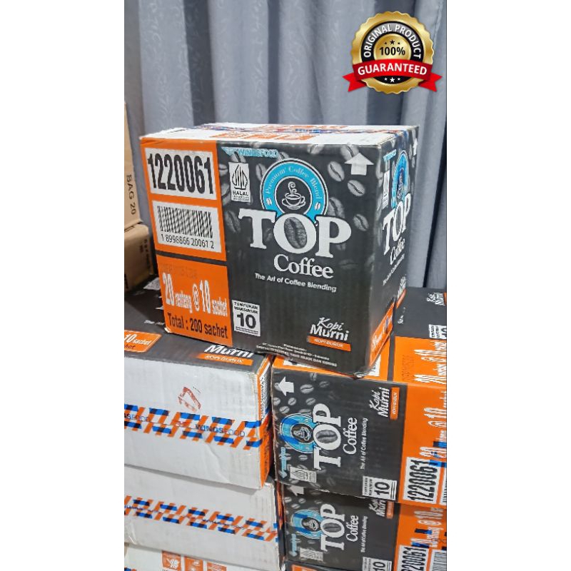 

1 DUD TOP COFFE MINI,TOP MURNI, KOPI MINI