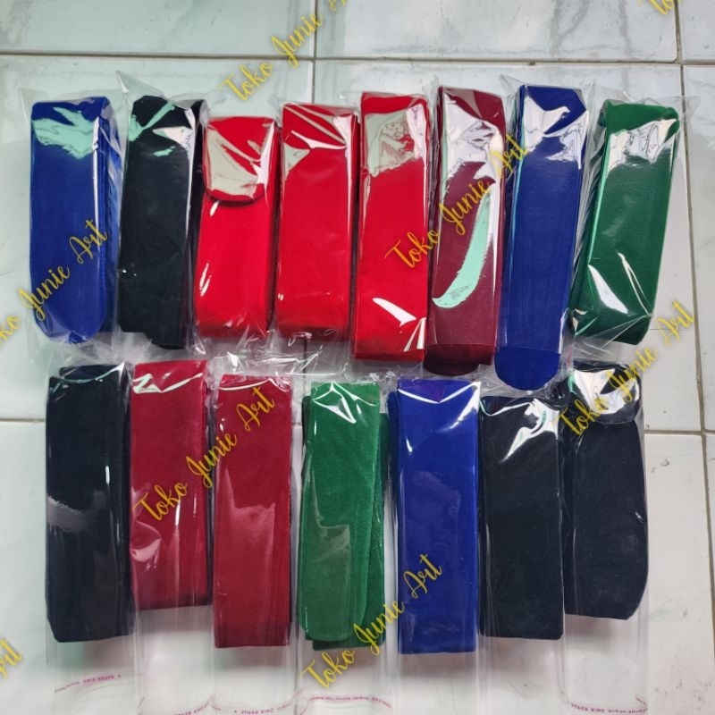 Sabuk Epek Polos Merah Biru Hijau 135 Cm - Sabuk Busana Adat Jawa Beskap