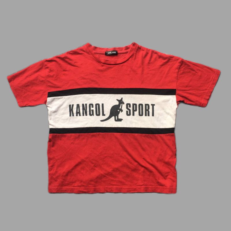 Kangol Sport Shirt Big Logo Boxy / Kaos Kangol / Second