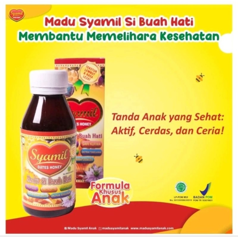 

Madu Syamil Anak Dates Kids Honey | Madu meningkatkan nafsu makan anak | Madu Syamil Original