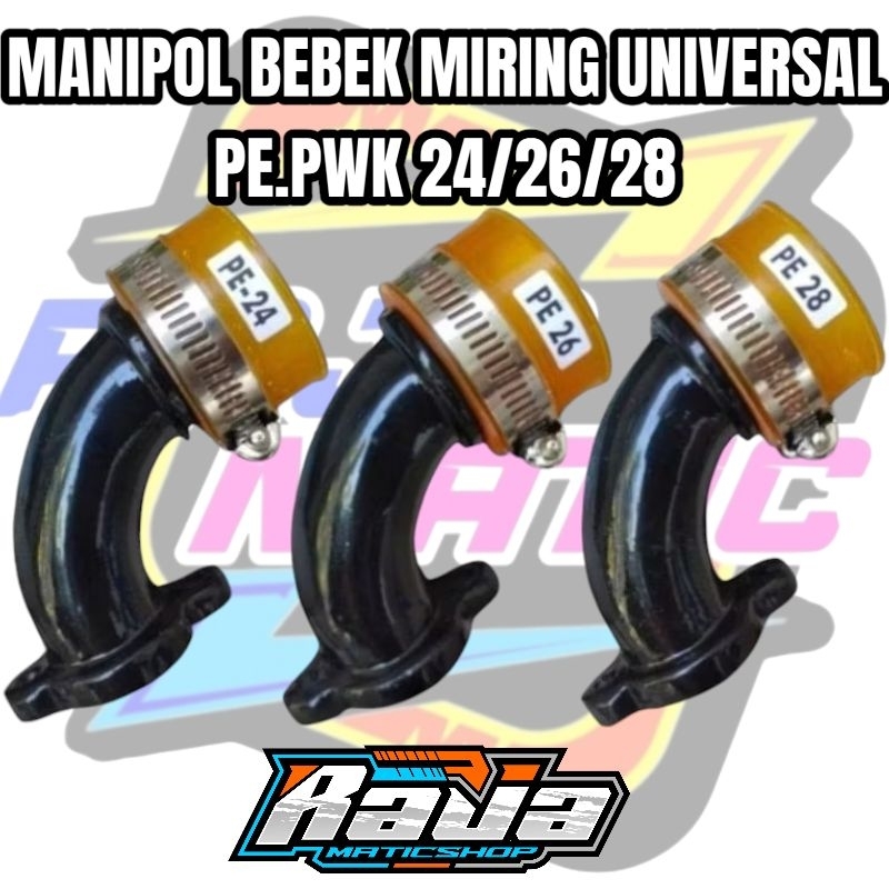 intake manipol bebek miring Murah pnp karbu pwk pwl pe king dll ukuran pe 24 26 28 manipol miring