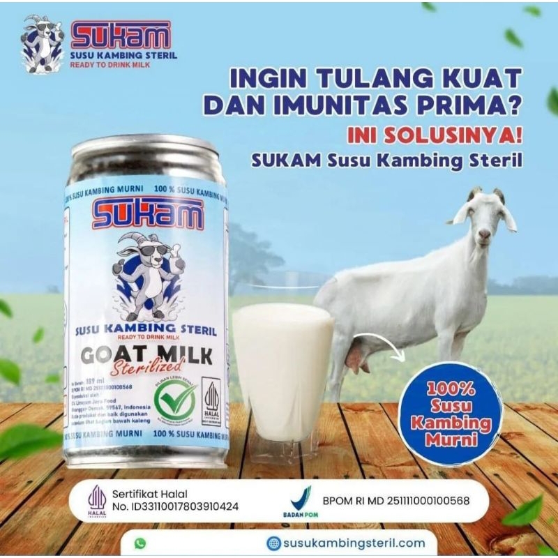 

Susu Kambing SUKAM STERIL INSTANT