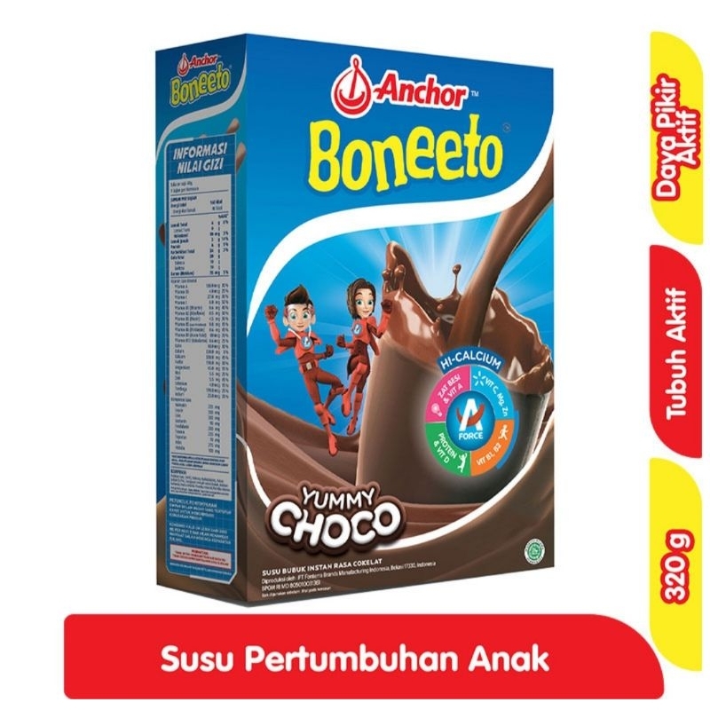 

Boneeto Susu Bubuk Instan Yummy Choco 320 g