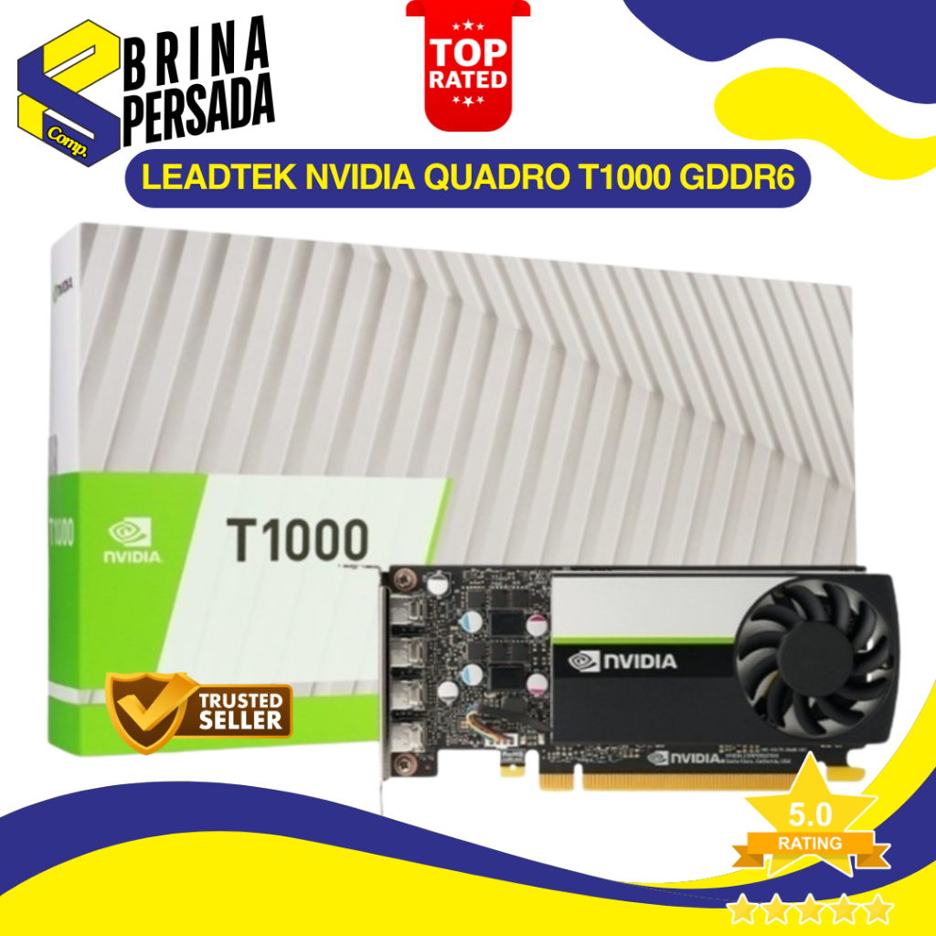 LEADTEK NVIDIA QUADRO T1000 4GB | 8GB GDDR6