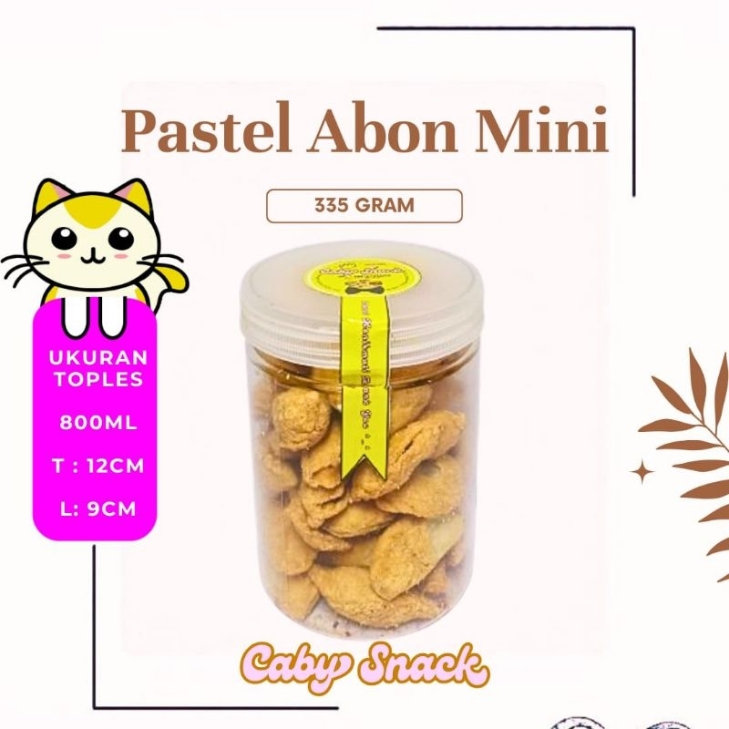 

Caby Snacks Pastel Mini abon 335gr + free Toples Termurah Dikirim Langsung ke alamat Cod gratis ongkir Jawa Timur