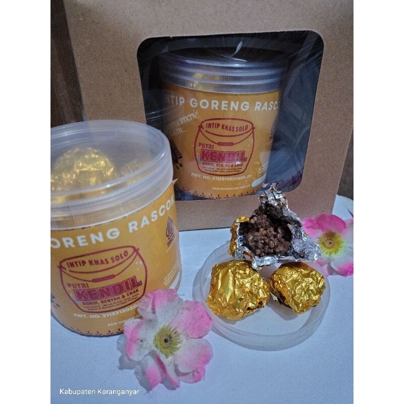 

Intip Goreng/Kerak Nasi Rasa Coklat Kemasan Toples Manis Gurih Renyah