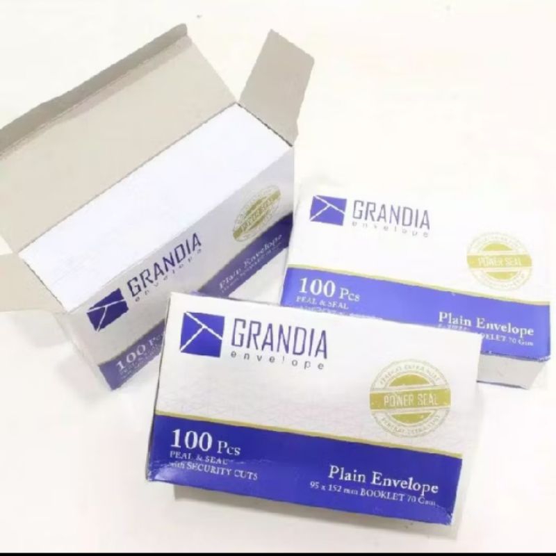 

Amplop Grandia Putih Polos (1 ktk) 100pcs