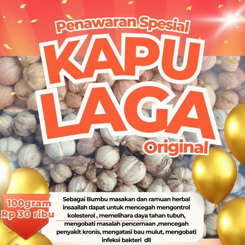 

Kapulaga 100 gram bahan bumbu masakan dan untuk minuman herbal