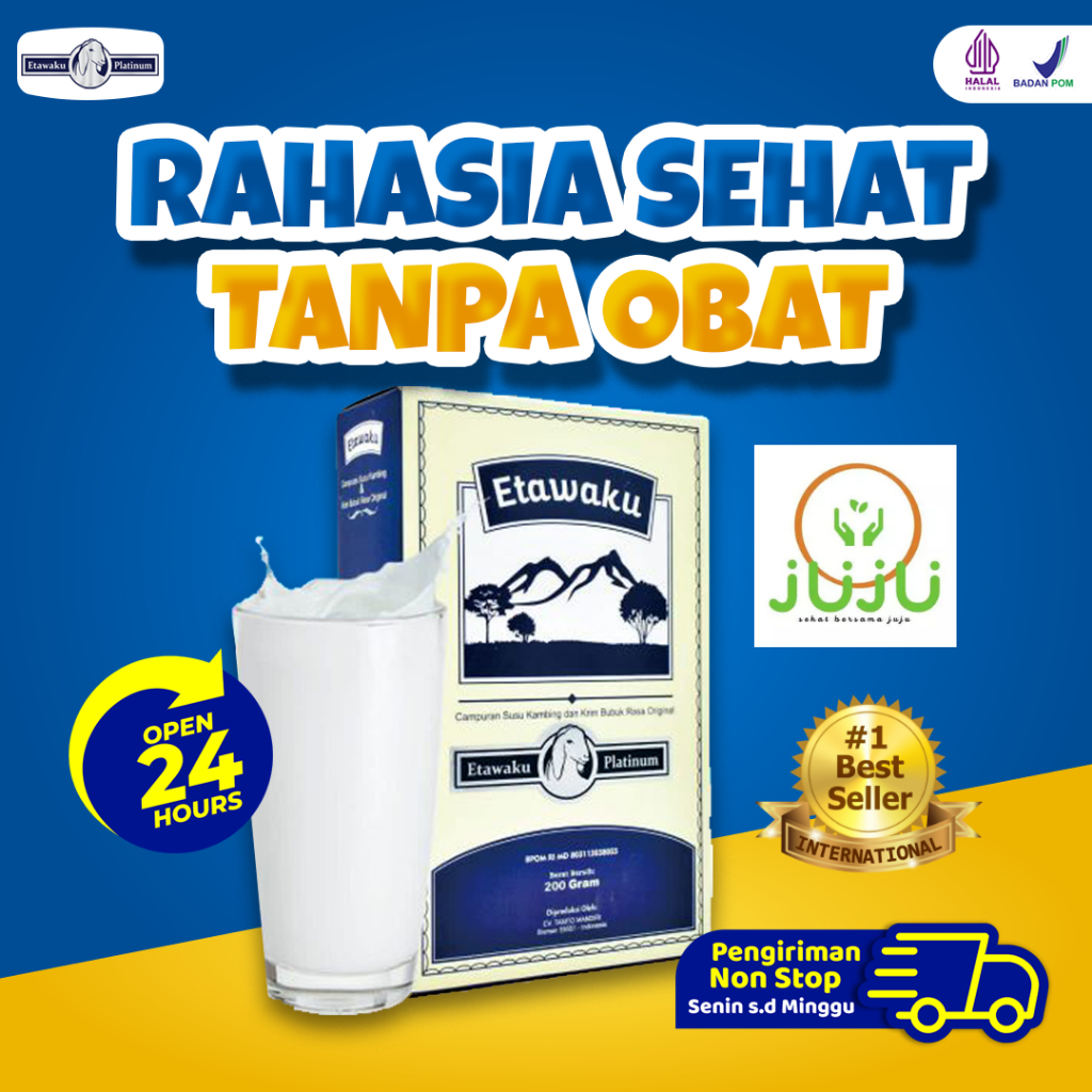 

Etawaku Platinum Susu Kambing Atasi Permasalahan Asma 200g