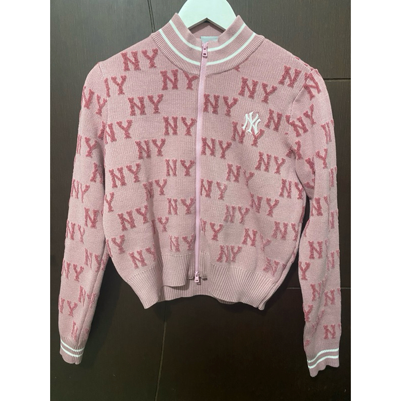 MLB Crop Cardigan Zipper