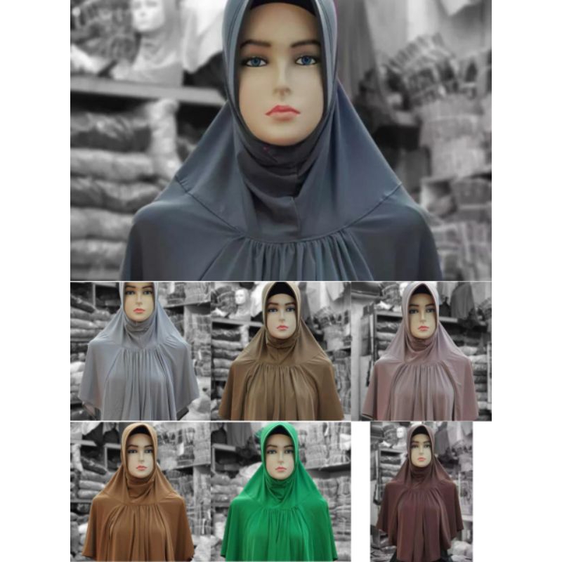 Hijab instan mamah Dedeh (kcb) serut depan