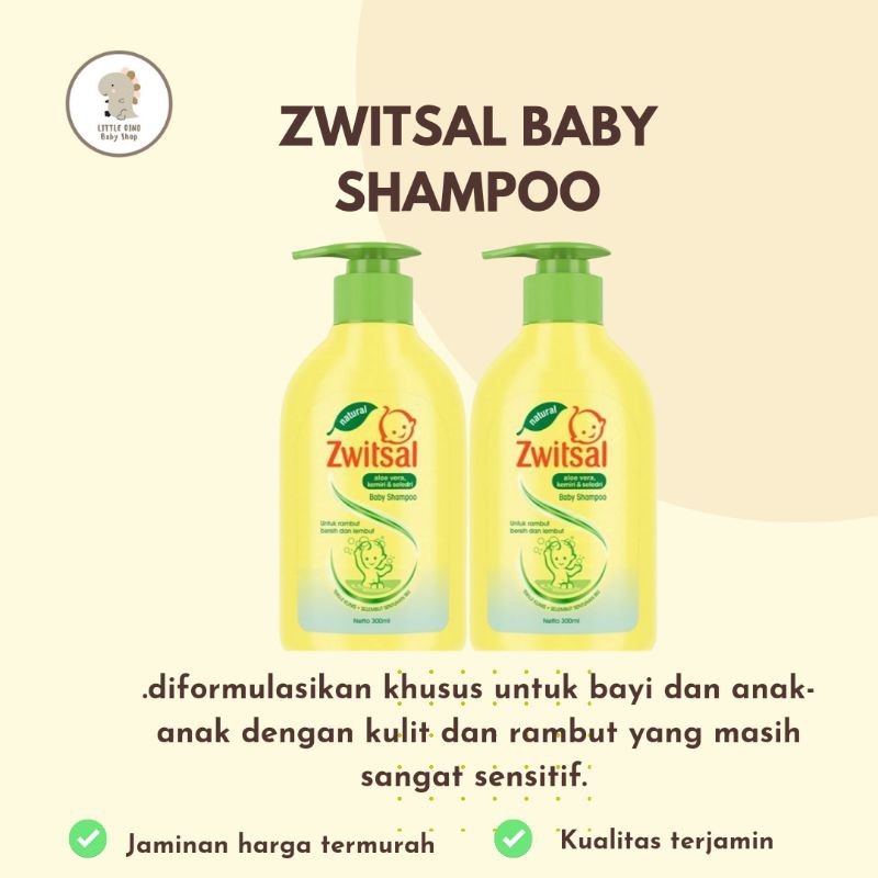 Zwitsal Baby Shampoo Pump 300ml