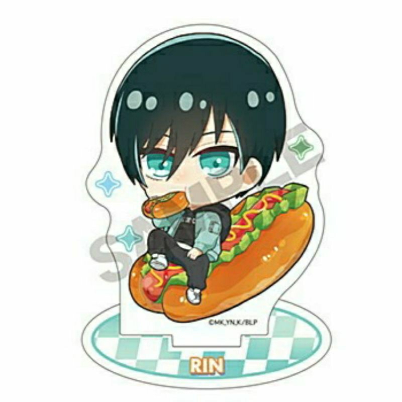 Standee Acrylic Chara-Peko Blue Lock Itoshi Rin / Chigiri Hyoma / Bachira Meguru