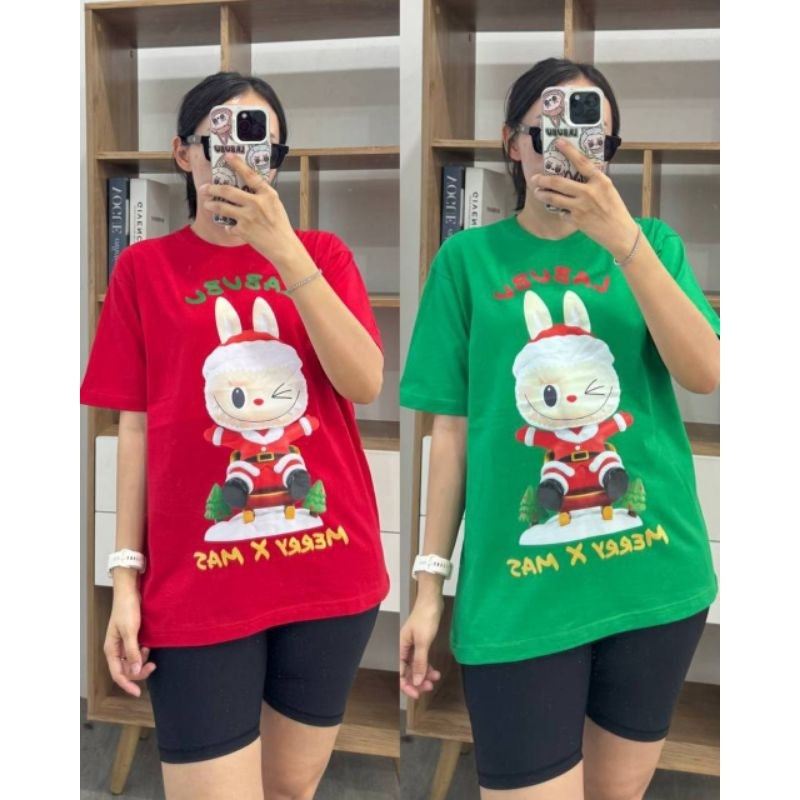 MIKIEE_MINIEE Tshirt Xmas / Kaos natalan unisex / Baju atasan natal cowok cewek