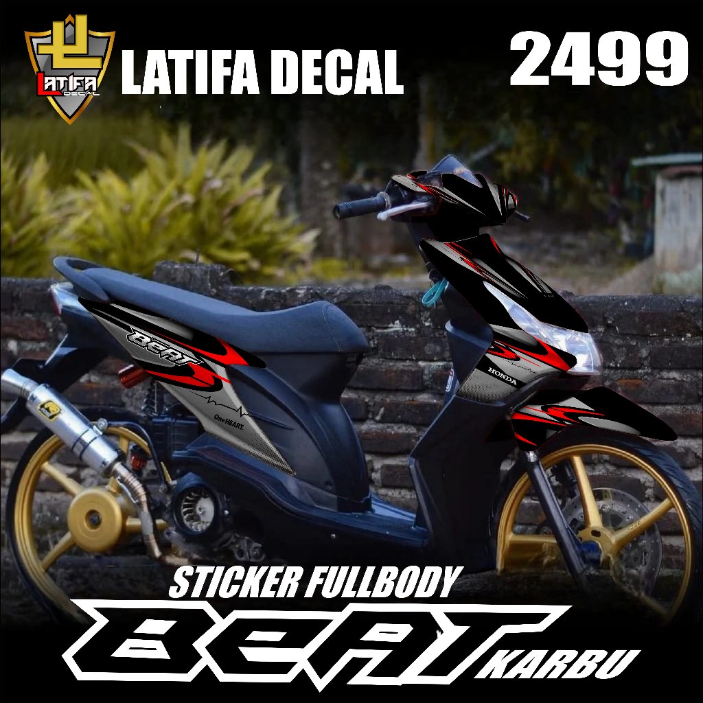 Sticker Decal Beat Karbu Racing Full Body - Decal Beat Karbu 2008 2009 2010 2011 2012