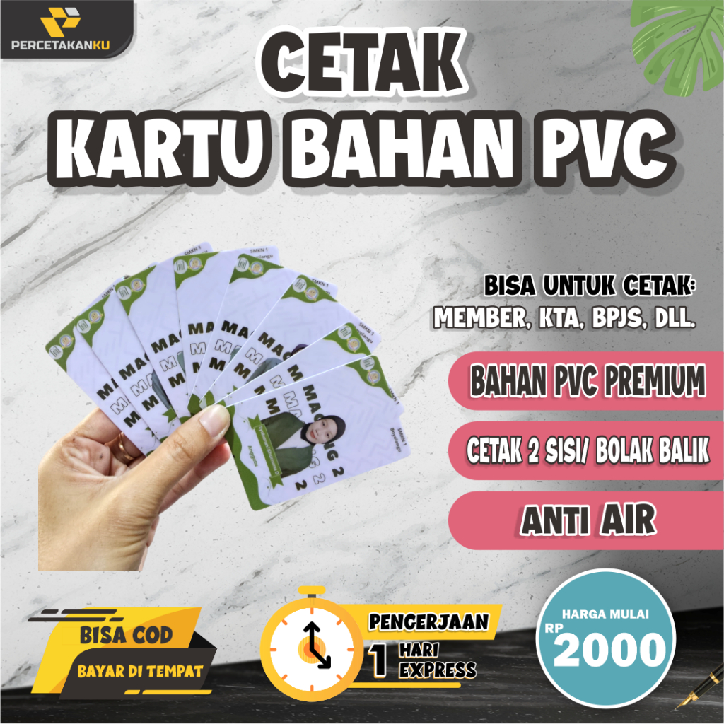 

CETAK KARTU ID CARD KTA DLL