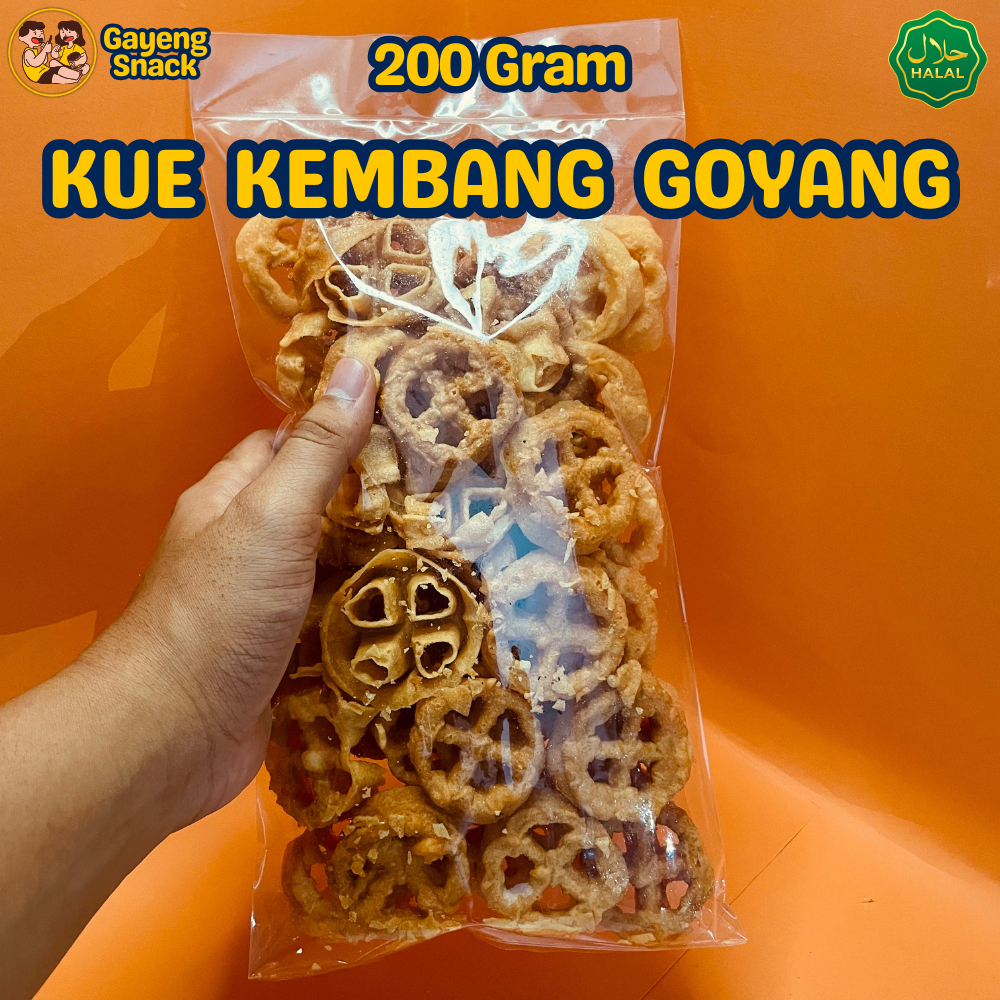 

Kue Kembang Goyang Wijen Madu Seroja Mini Manis Crispy