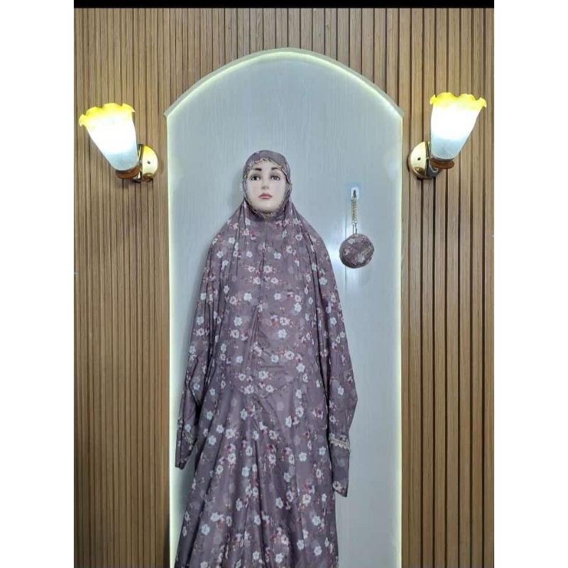 Mukenah Parasut Korea NEW Rukuh Ruku Wanita Travel