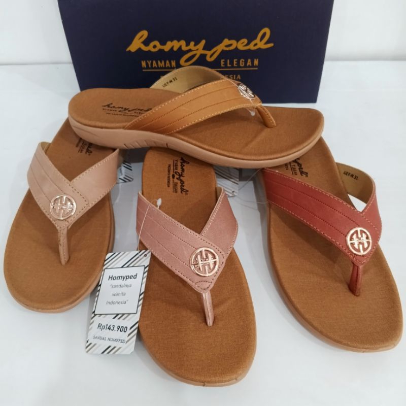 Jepit Flat Wanita Kasual Homyped tipe Lily N31 Lily N35 | Sandal Jepit Flat Harian | Sandal jepit Ho