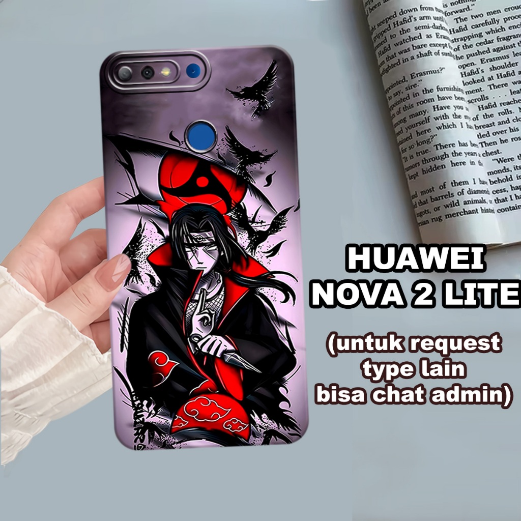 CC10/ Softcase karet lentur untuk huawei nova 2 lite/Motif karakter anime naruto/case huawei nova 2 