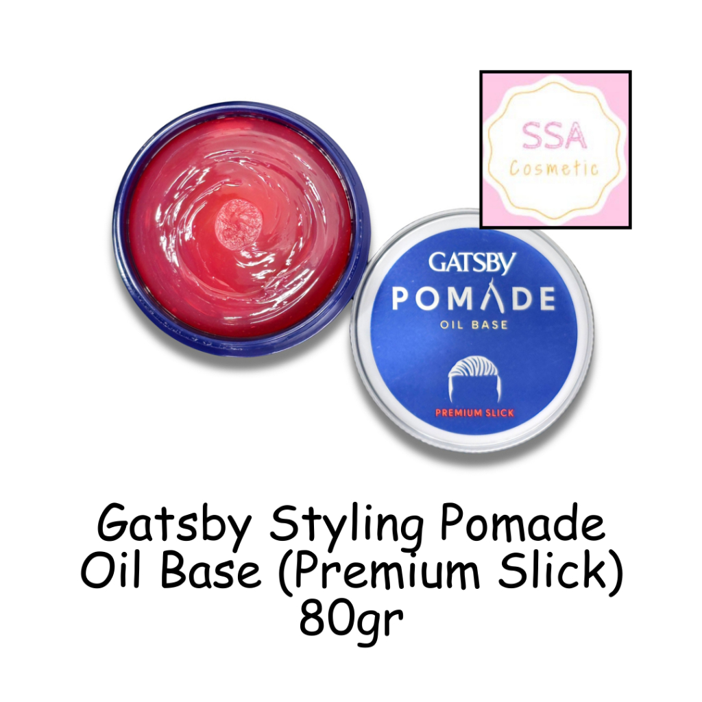 Gatsby Styling Pomade 80G / Gatsby Styling Pomade Oil Based Premium Slick 80g