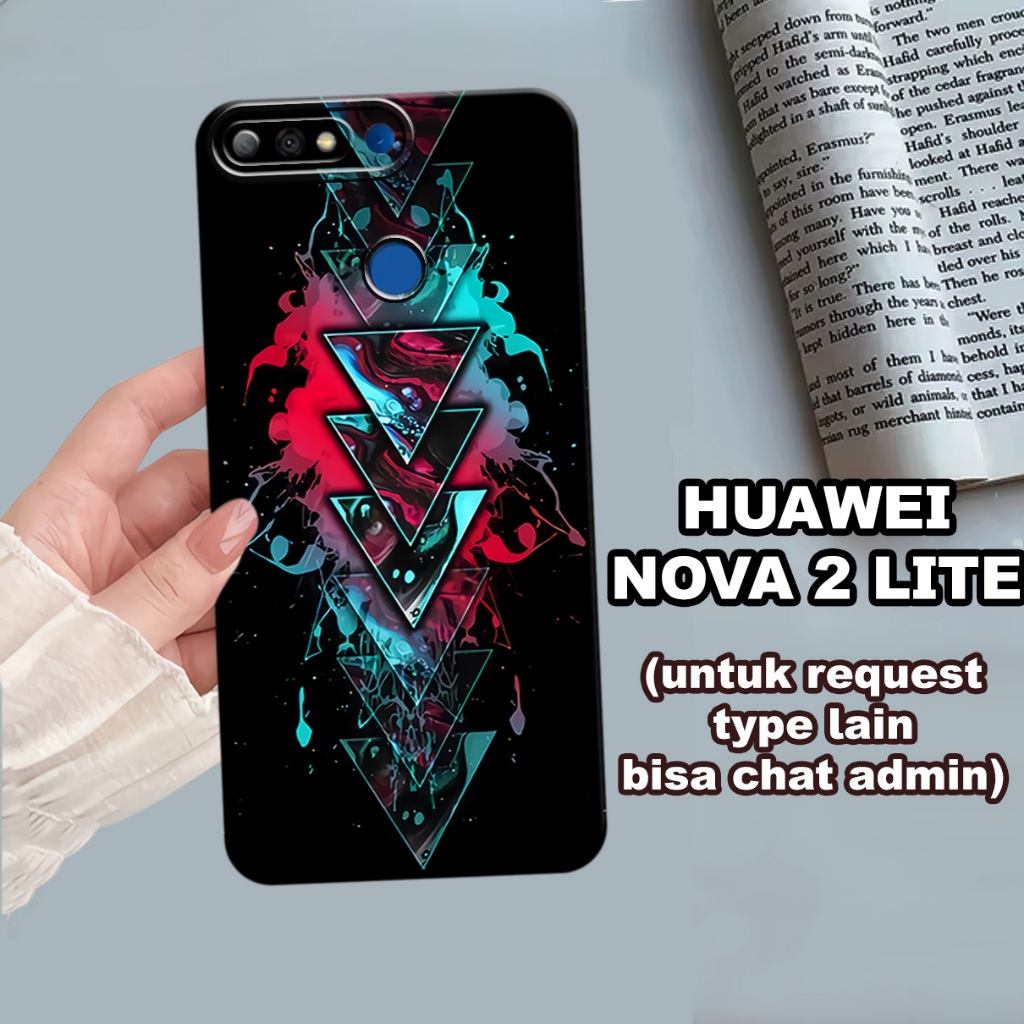 CC20/ Softcase karet lentur untuk huawei nova 2 lite/Motif abstark/case huawei nova 2 lite/kesing hu