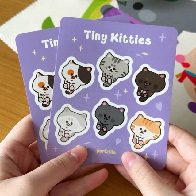 

Tiny Kitties Sticker Sheet