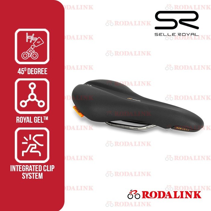 Selle Royal Sadel Sepeda Explora Athletic Unisex | Sadel Sepeda MTB, City & Touring