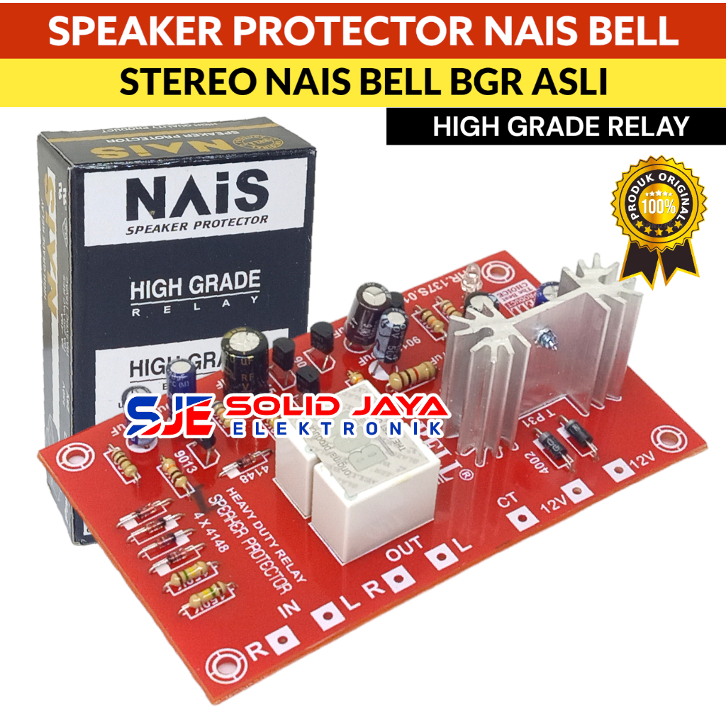 PROTEKTOR SPEAKER NAIS BELL BGR SPEAKER PROTECTOR NAIS SPEAKER PROTETOR STEREO PROTECTOR SPEAKER STE