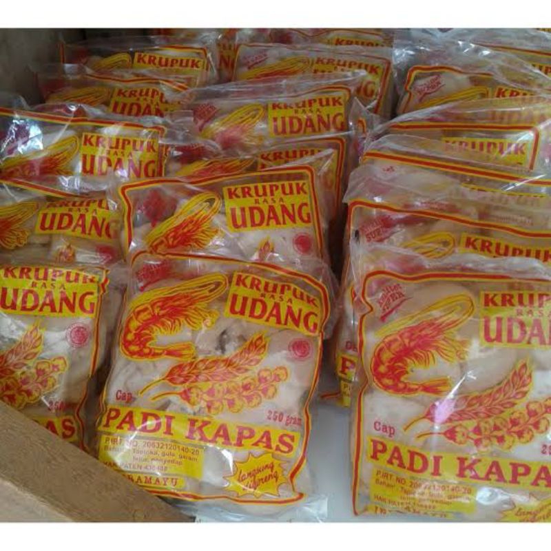

Kerupuk udang Padi kapas 250 gram - 500 gram