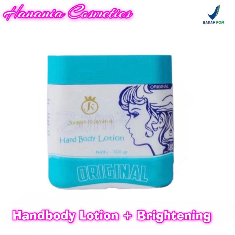Hanania Cosmetics - Zamzam Handbody Lotion + Brightenng Zamza Ljk Original Asli Bpom
