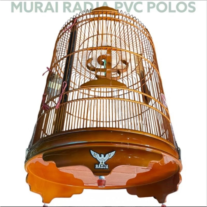 (KARGO)KANDANG SANGKAR MURAI RADJA PVC POLOS