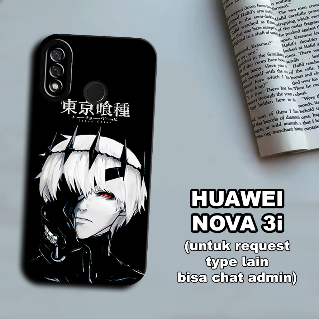 CC11/ Softcase karet lentur untuk huawei nova 3i/Motif karakter anime/case huawei nova 3i/kesing hua