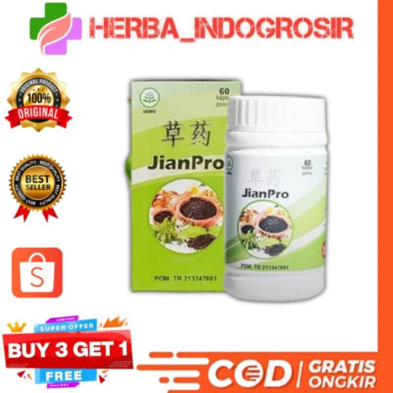 Jian Care JianPro Obat Cina Herbal Membantu Meredakan Nyeri Sendi Sendi Tulang Rematik Asam Urat Jia