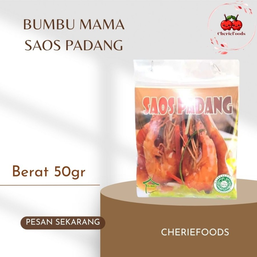 

Bahan Dasar Bumbu Saos Padang 50 Gram