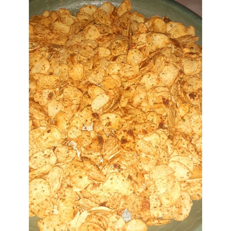

Basrengkriuk 500gr varian rasa original/pedas/pedasasin/sapipanggang
