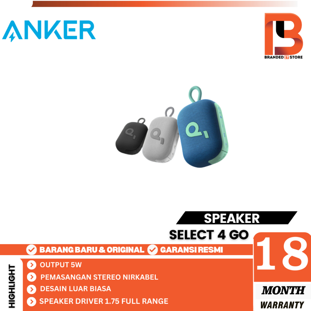 ANKER SOUNDCORE SELECT 4 GO BLUETOOTH SPEAKER