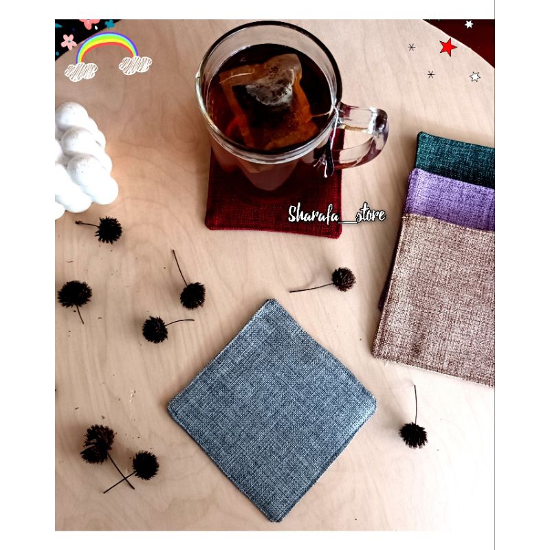 Tatakan Gelas Kain / Alas Gelas / Cangkir