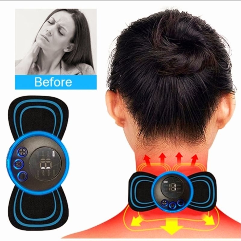 ALAT PIJAT ELEKTRIK TERAPI.pijat Punggung EMS Alat Pijat Leher Elektrik Alat Terapi
