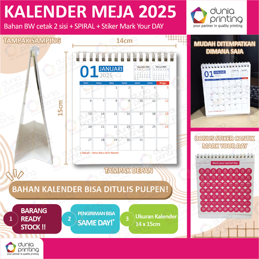 

Kalender 2025 / kalender meja 2025