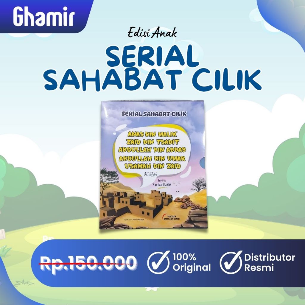 Serial Sahabat Cilik - 1 Set 5 Jilid - Buku Anak Islami - Buku Anak Kisah Sahabat Nabi - Pustaka Ima