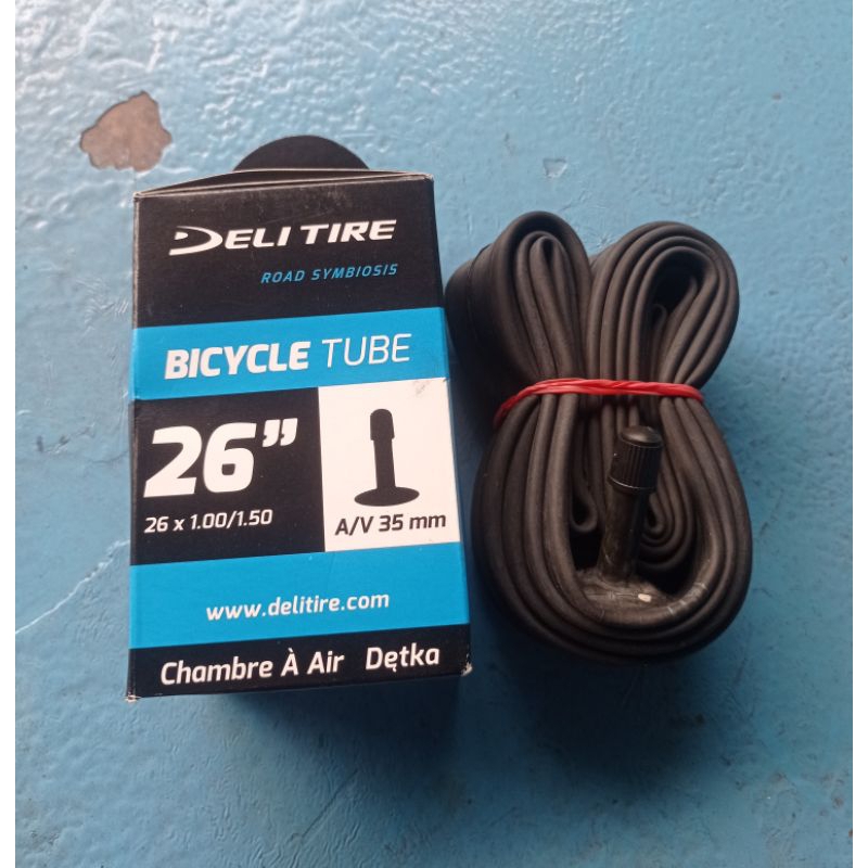 4ds ban dalam sepeda 26 x 1.00 1.15 1.25 1.50 26x1.15 26x1.25 26x1.50 deli tire swallow schrader av