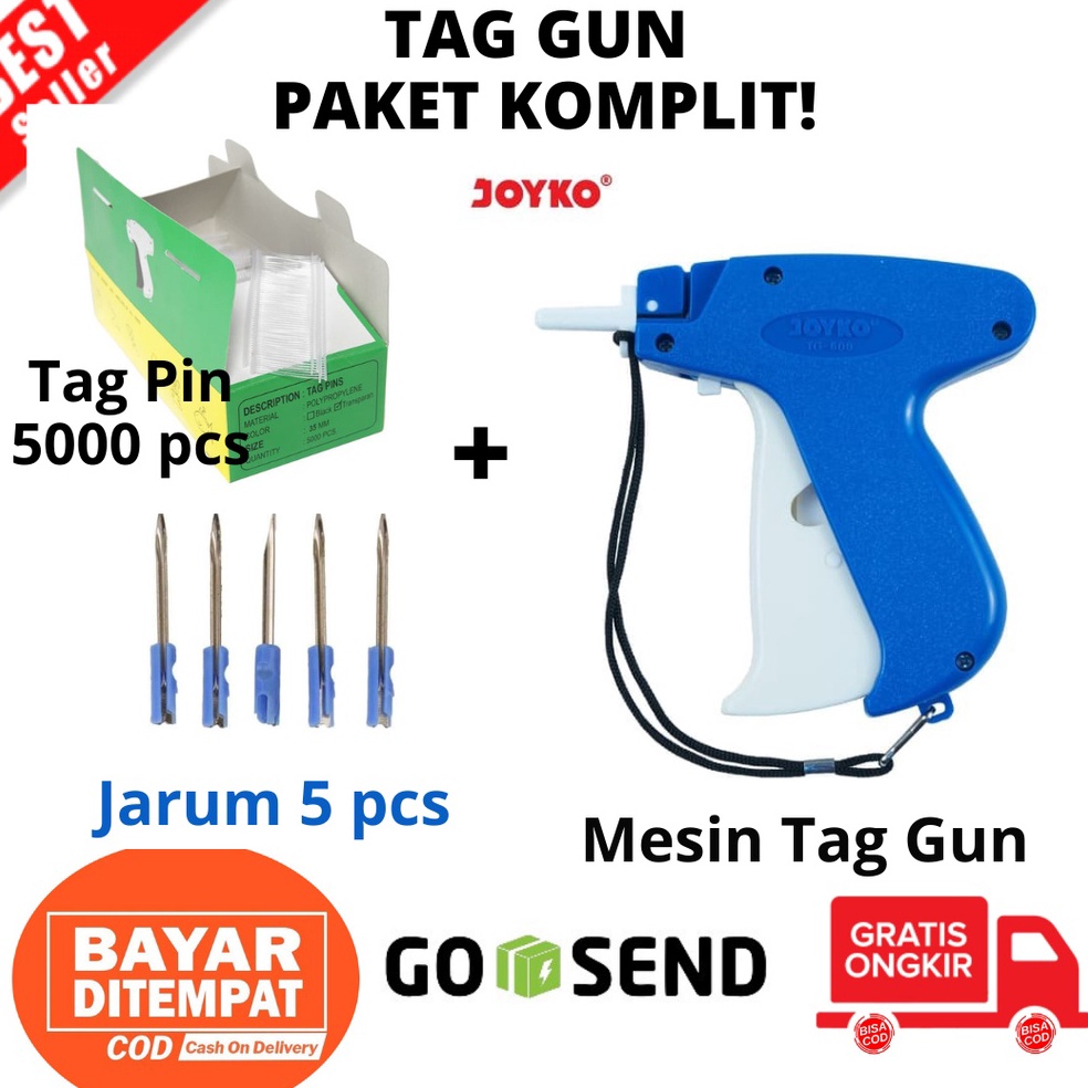 

KODE X42L TAG GUN MEREK Joyko Alat Tembak Pemasang Label Bandrol Harga HangTag TG6 TERMURAH